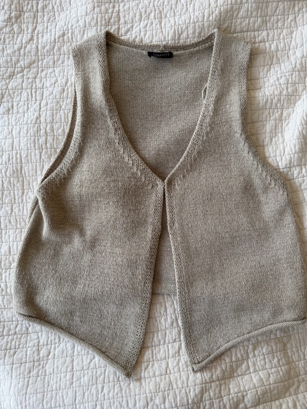 knitted tank top